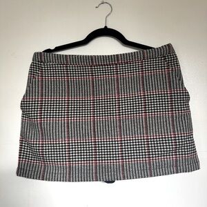 Vintage Plaid Mini Skirt
